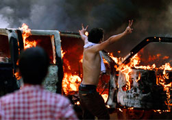 Protestas en Oriente Medio. (© Khalil Hamra/AP