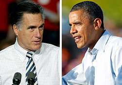 Mitt Romney/Barack Obama (© David Goldman, Terry Renna/AP)