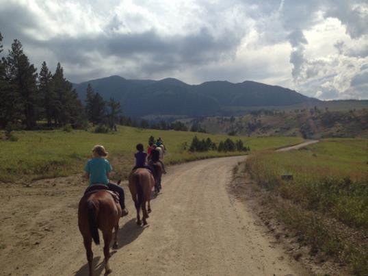 Horse ride, courtesy of Jennifer Hatmaker