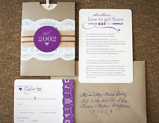 Your wedding invitations set the tone for your entire wedding day they 