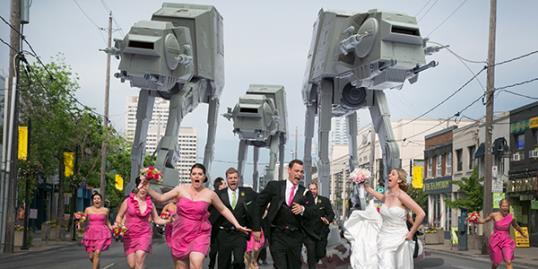 Photo: Star Wars wedding / Little Blue Lemon photography