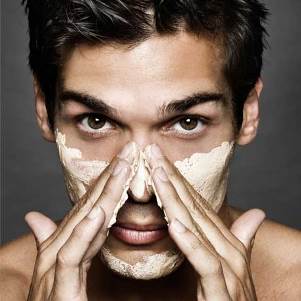 A man washing his face // Photo: Courtesy of Details