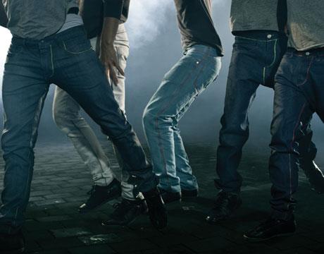 Men in blue jeans // Photo: courtesy of Details