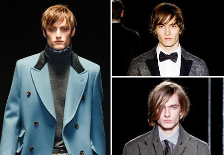 Guys with stylish long hair // Images courtesy Style.com 