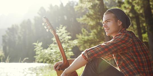 guy with a guitar