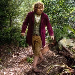 Hobbit feet: Bilbo Baggins in 