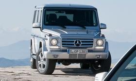 A glimpse of the restyled 2013 Mercedes-Benz G-class. Photo courtesy of Autoweek.