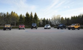 Jeep showed off six vehicles in Michigan on Tuesday. Photo by Jeep..