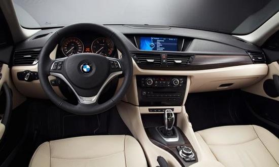 The cabin of the 2013 BMW X1. Photo by BMW.
