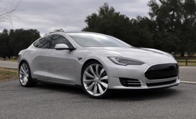 The Tesla Model S. Photo by Tesla.