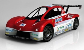 The Mitsubishi i MiEV Evolution Pikes Peak Car. Photo by Mitsubishi.