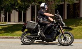 Zero Motorcycles makes this Zero DS for police units. Photo by Zero.
