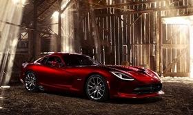 The 2013 SRT Viper arrives late this year with V10 power and an upgraded cabin. Photo by Dodge.