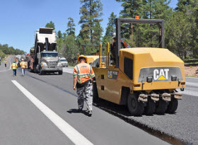 Road Paving. Photo by Flikr user Grand Canyon NPS.