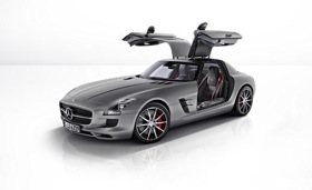 Mercedes-Benz SLS AMG GT coupe. Photo by Mercedes-Benz.