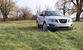 The Saab 9-4X was the automaker's first crossover vehicle when it debuted in 2010. Photo by Saab.
