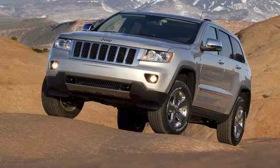 Production of the 2013 Jeep Grand Cherokee begins in August. A 2012 model is shown. Photo by Jeep.