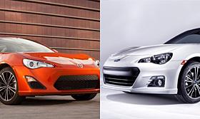Scion FR-S and Subaru BRZ (c) Toyota, Subaru