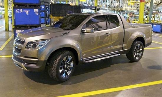 Chevrolet will introduce a redesigned Colorado pickup in 2013. Image courtesy of Autoweek.