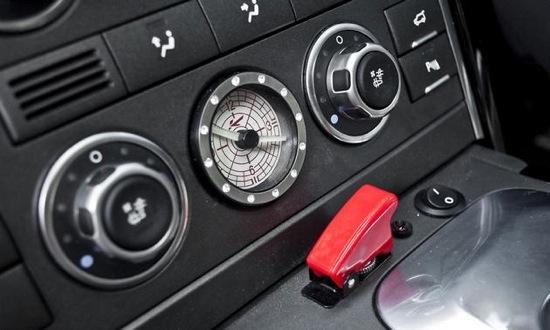 The interior of the armored Range Rover maintains the vehicle's stock amenities while adding a level of protection. Photo by International Armoring Corporation.
