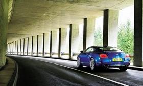 A rear view of the 2013 Bentley Continental GT Speed. Photo by Bentley.