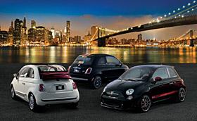 Fiat 500 models sold by Gilt (c) Gilt