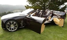 Cadillac's future flagship sedan is expected to take styling cues from the Ciel concept, shown. Photo courtesy of Autoweek.
