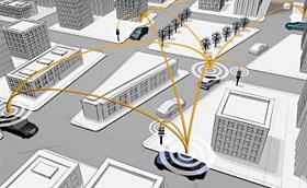 Daimler and simTD testing car-to-car and car-to-infrastructure wireless systems (c) Daimler