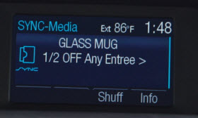 Ford Sync AppLink Roximity feature. Photo by Ford.