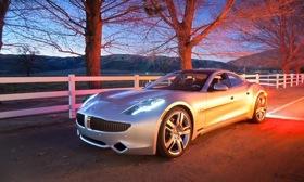 The Fisker Karma plug-in hybrid uses a lithium-ion battery pack.