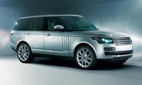 The upcoming Range Rover features a front end redesign that references the Evoque. Photo courtesy of Autoweek.