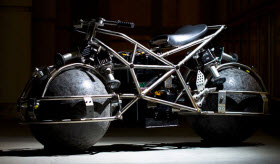 Spherical Designs Systems motorcycle. Photo by Spherical Designs Systems.