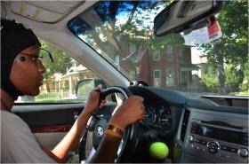 AAA Foundation for Traffic Safety driver distraction study. Photo by AAA Foundation for Traffic Safety.