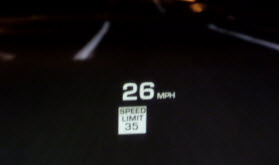 Cadillac XTS HUD.