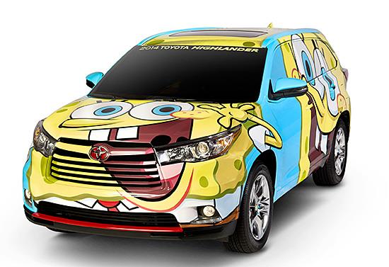 SpongeBob Toyota Highlander (c) Toyota