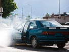 Car after crashing into something © RubberBall Productions/the Agency Collection/Getty Images