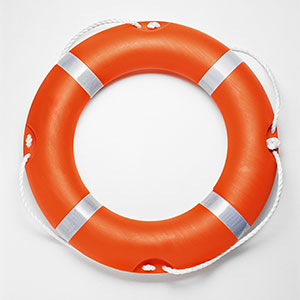 Image: Life ring (© Image Source/Corbis/Corbis)