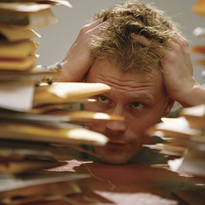 Image: Worried Man (© Corbis)