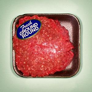 Logo: Packaged ground beef (Frank Bean/Uppercut RF/Getty Images)