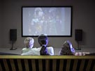 Image: Watching television (Â© Frare/Davis Photography/Brand X/Corbis)