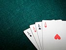 Image: Four aces (© Image Source/Corbis)