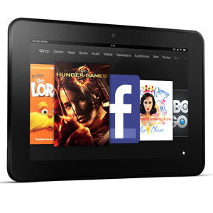 Credit: Amazon.com, Inc.
Caption: Landscape view of the new Kindle Fire HD 8.9