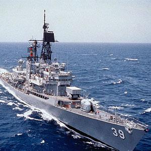 Image: Guided Missile Destroyer USS MacDonough (The Stocktrek )
