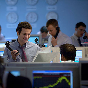 Male Stock trader copyright Flying Colours Ltd, Digital Vision, Getty Images