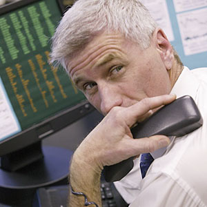 Wall Street, trader, stock market, investing, phone, businessman