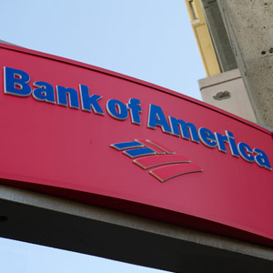Bank of America Corp. signage is displayed outside of a branch in San Francisco, California David Paul Morris, Bloomberg via Getty Images