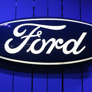 Ford emblem at the Chicago Auto Show JEFF HAYNES AFP Getty Images