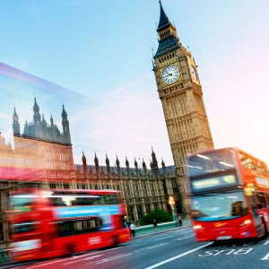 Credit: Big Ben and traffic in London, England (© Sylvain Sonnet/Getty Images)
