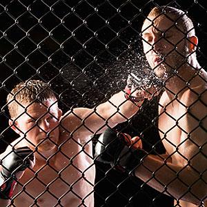 Image: Cage fighters © Mike Kemp, Tetra images, Getty Images