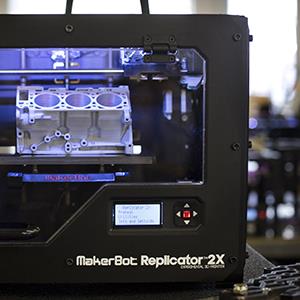 A Makerbot Industries LLC Replicator 2 Desktop 3D Printer is seen at the company's new factory in the Brooklyn borough of New York on June 7, 2013 (© Victor J. Blue/Bloomberg via Getty Images)